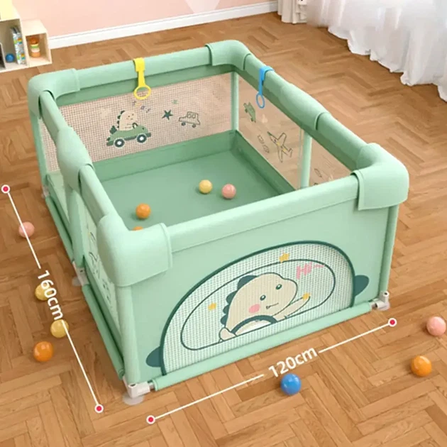 Детский манеж 160х120х55см игровая площадка для детей до 3 лет с 5-ти точечными ремнями безопасности - изображение 6