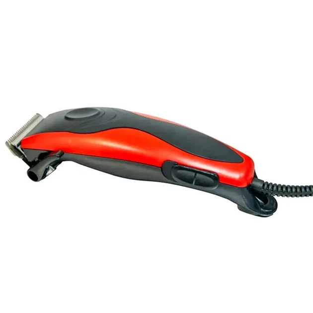 Машинка для стрижки с 7 насадками и бритвенной насадкой для волос и бороды от сети 220В черная MS 3304 - изображение 3