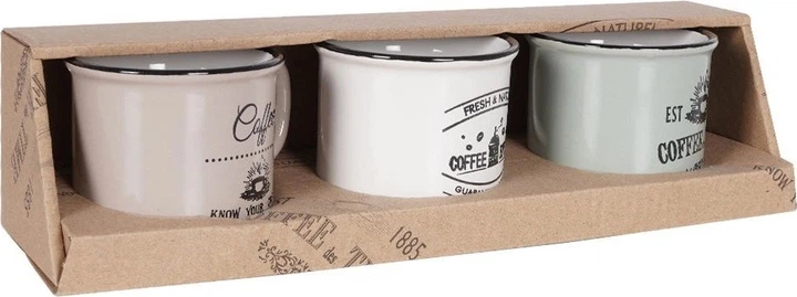 Кружки Siaki Collection керамічні 160 мл 3 шт (8719202880786) - зображення 5