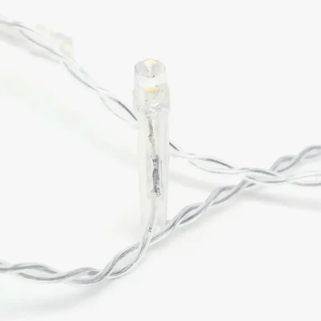 Гирлянда водопад 320LED 3х2м разноцветная для украшения окон с 8 режимами свечения и солнечным питанием - изображение 4