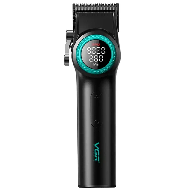 Аккумуляторная машинка для стрижки 9000RPM 10 насадок поворотный регулятор VGR V-001 черный - Фото 7 Аккумуляторная машинка для стрижки 9000RPM 10 насадок поворотный регулятор VGR V-001 черный - изображение 7