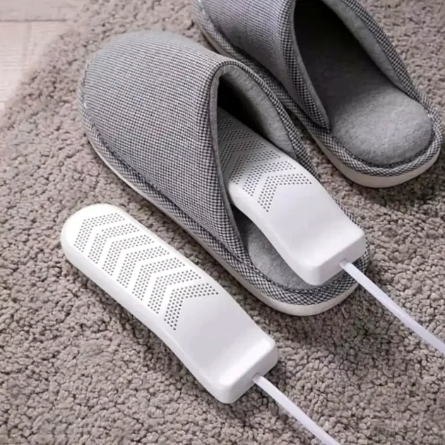 Сушилка дезодоратор USB электросушилка для обуви защита от перегрева белый пластик 220 В для сушки перчаток - изображение 2