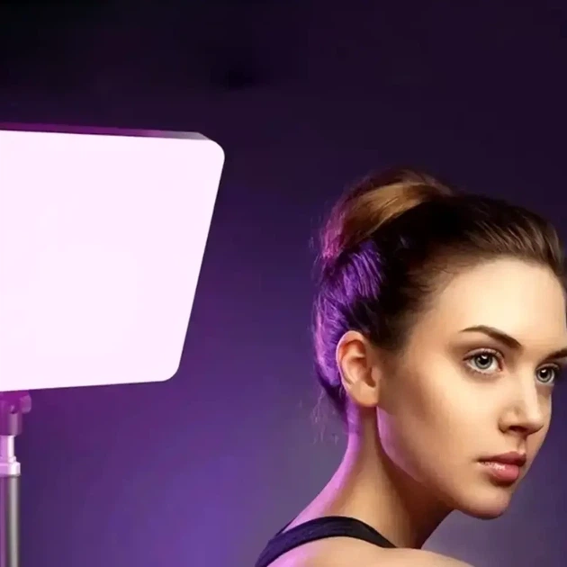 LED лампа для студийного освещения 3000Вт RGB с пультом подвесная прямоугольная 22х15 5см IP44 - Фото 8 LED лампа для студийного освещения 3000Вт RGB с пультом подвесная прямоугольная 22х15 5см IP44 - изображение 8