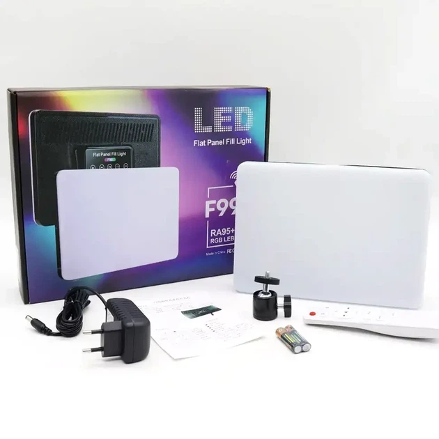 LED лампа для студийного освещения 3000Вт RGB с пультом подвесная прямоугольная 22х15 5см IP44 - Фото 10 LED лампа для студийного освещения 3000Вт RGB с пультом подвесная прямоугольная 22х15 5см IP44 - изображение 10