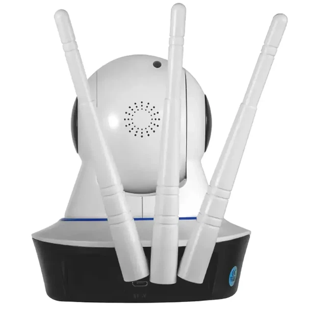 Поворотна IP камера відеоспостереження HD WIFI з ІЧ підсвічуванням 355 градусів для внутрішнього використання біла - Фото 7 Поворотна IP камера відеоспостереження HD WIFI з ІЧ підсвічуванням 355 градусів для внутрішнього використання біла - зображення 7