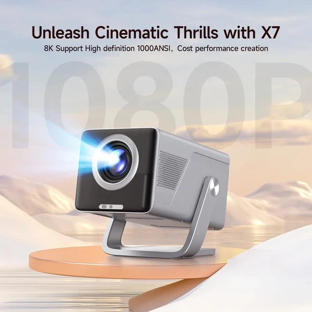 Проектор Magcubic X7 1000ANSI BT5.4 8K Hi-Fi Android14 - Фото 2 Проектор Magcubic X7 1000ANSI BT5.4 8K Hi-Fi Android14 - зображення 2