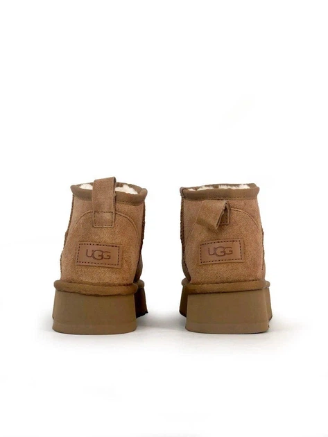 Уггі зимові рижі Classic Ultra Mini Platform Chestnut 37р - 23см - Фото 4 Уггі зимові рижі Classic Ultra Mini Platform Chestnut 37р - 23см - зображення 4