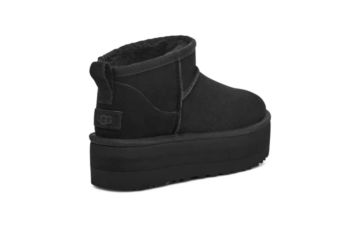 Угги зимние черные Classic Ultra Mini Platform Black 36р - 22см - Фото 2 Угги зимние черные Classic Ultra Mini Platform Black 36р - 22см - изображение 2