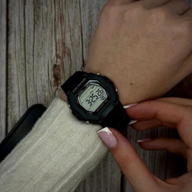 Жіночий годинник Casio LWS-2200H-1A активність - изображение 4