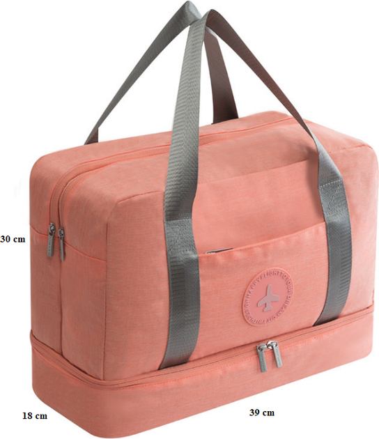 Сумка для спортзалу Hedo 30 x 18 x 39 см Помаранчева (5904041130045) - зображення 2