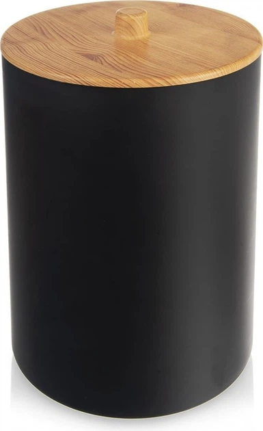 Kosz na śmieci łazienkowy Orion Black czarny 7 l (8682013290054) - obraz 2