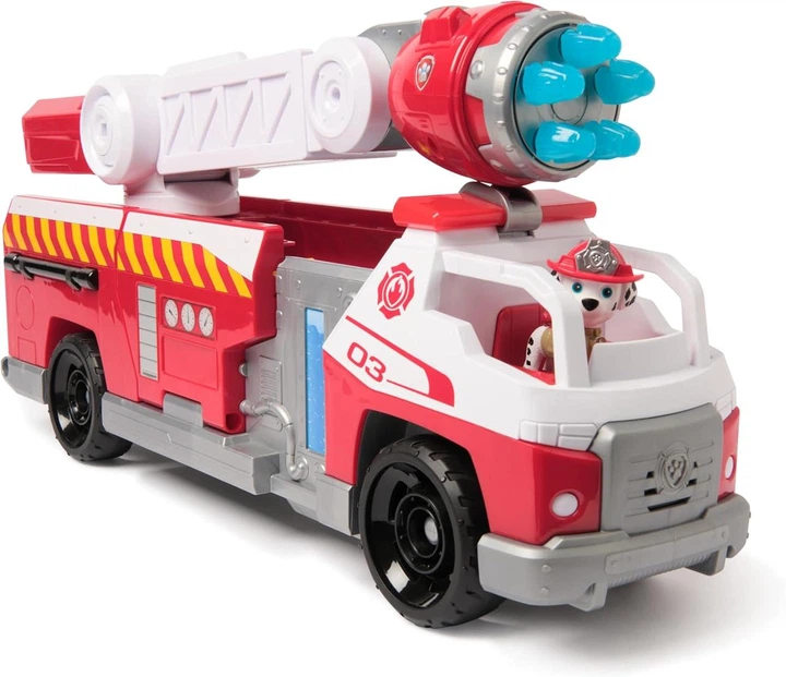 Щенячий патруль Большой пожарный автомобиль Маршалла Paw Patrol Fire Rescue Rapid Reload Fire Truck with Marshall Spin Master (6072600) - Фото 3 Щенячий патруль Большой пожарный автомобиль Маршалла Paw Patrol Fire Rescue Rapid Reload Fire Truck with Marshall Spin Master (6072600) - изображение 3