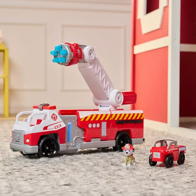 Щенячий патруль Большой пожарный автомобиль Маршалла Paw Patrol Fire Rescue Rapid Reload Fire Truck with Marshall Spin Master (6072600) - Фото 5 Щенячий патруль Большой пожарный автомобиль Маршалла Paw Patrol Fire Rescue Rapid Reload Fire Truck with Marshall Spin Master (6072600) - изображение 5