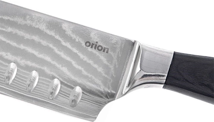 Nóż Santoku Orion Damascus stalowy 31 cm (8592381191030) - obraz 4