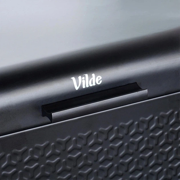 Хлібниця Vilde сталева чорна 34 x 20 x 15 см (5904316472931) - зображення 3