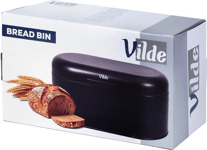 Хлібниця Vilde сталева чорна 34 x 20 x 15 см (5904316472931) - зображення 9