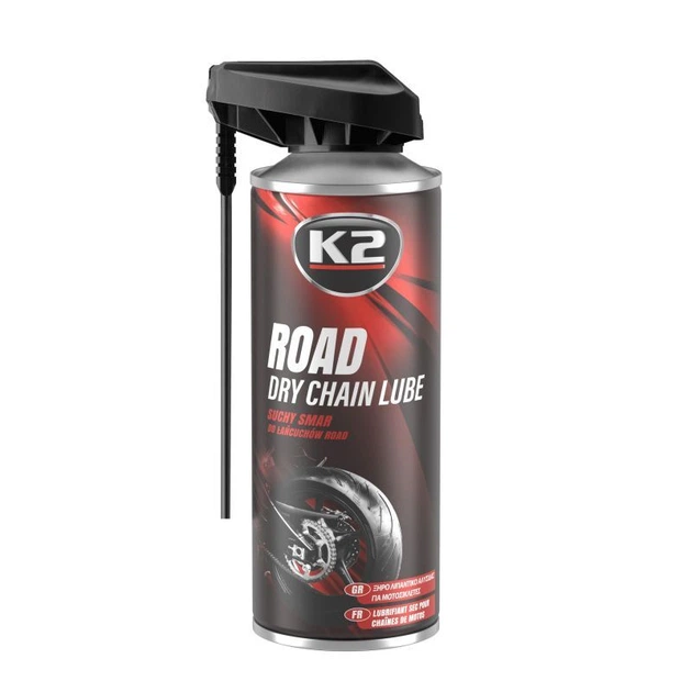Змазка для ланцюгів K2 Road Dry Chain Lube суха 400мл W143 - зображення 3