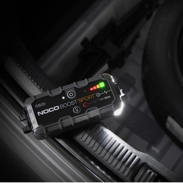 Оригінальний Пусковий Пристрій Noco GB20 Boost 12V 500A Jump Starter - изображение 8