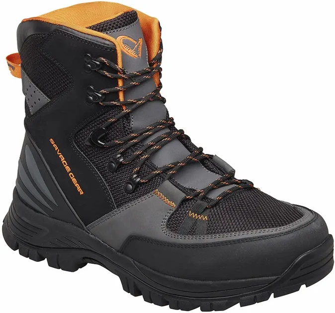 Черевики забродні Savage Gear SG8 Cleated Wading Boot 42/8 MN ц:black/orange (185552) 1854.45.26 - Фото 1 Черевики забродні Savage Gear SG8 Cleated Wading Boot 42/8 MN ц:black/orange (185552) 1854.45.26 - изображение 1