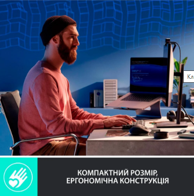 Клавіатура Logitech MX Mechanical Mini Minimalist Wireless Graphite (920-010780) (6807802) - зображення 5