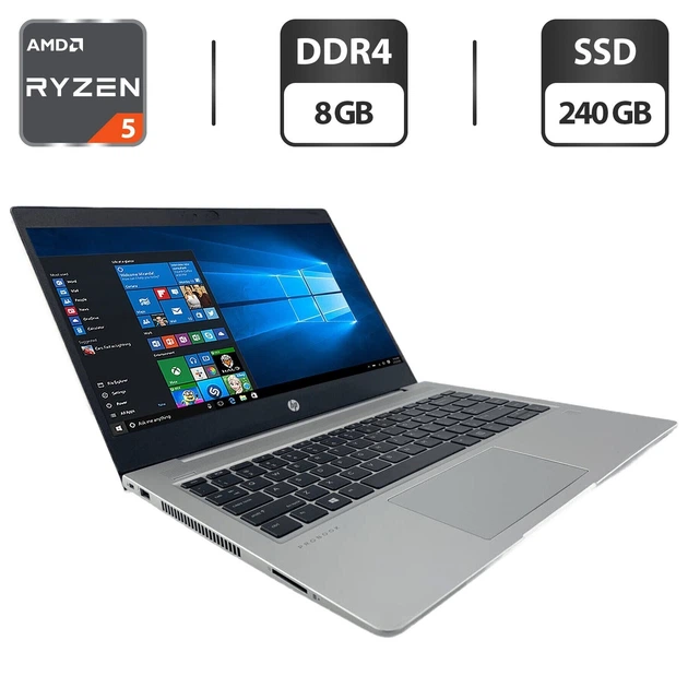 Ноутбук HP ProBook 445 G7 / 14" (1920x1080) IPS / AMD Ryzen 5 4500U (6 ядер по 2.3 - 4.0 GHz) / 8 GB DDR4 / 240 GB SSD / AMD Radeon Graphics / WebCam б/у - Фото 1 Ноутбук HP ProBook 445 G7 / 14" (1920x1080) IPS / AMD Ryzen 5 4500U (6 ядер по 2.3 - 4.0 GHz) / 8 GB DDR4 / 240 GB SSD / AMD Radeon Graphics / WebCam б/у - изображение 1