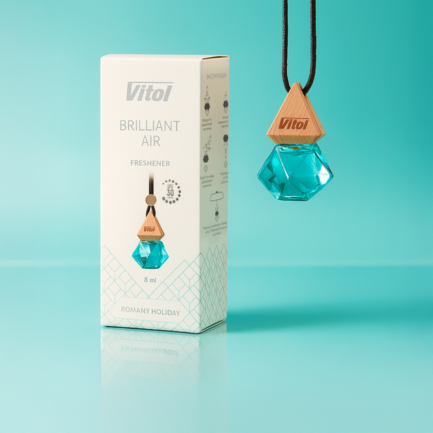 Ароматизатор в машину Vitol Brilliant Air Romany Holiday 8 мл (VBA04) - изображение 5