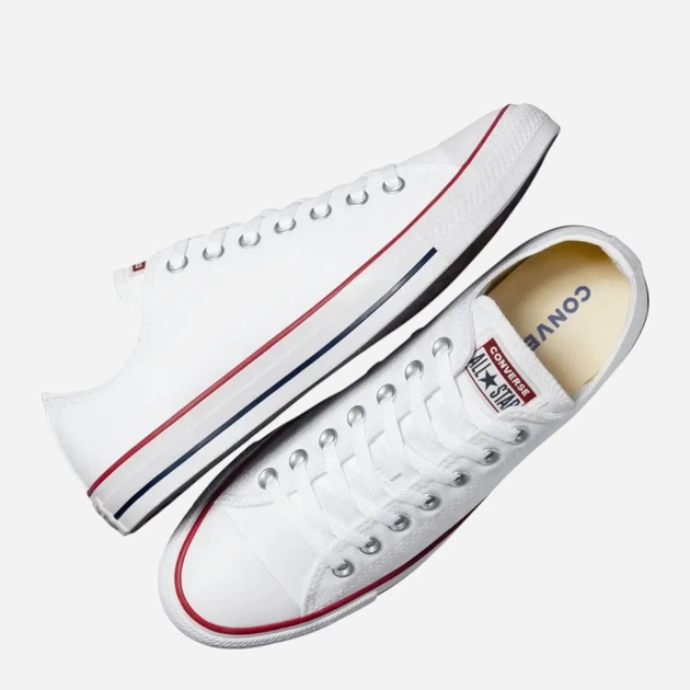 Trampki damskie materiałowe do kostki Converse Chuck Taylor All Star M7652C 40 (7US) Białe (886952780623) - obraz 7