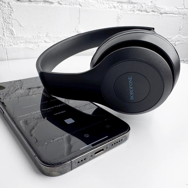 Бездротові навушники BOROFONE BO4 Charming rhyme wireless headphones, Black (6931474709882) - изображение 5