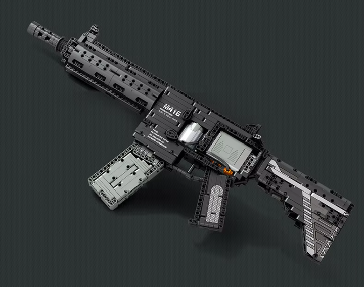 Конструктор Штурмовая автоматическая винтовка M416 на 1188 деталей - Фото 7 Конструктор Штурмовая автоматическая винтовка M416 на 1188 деталей - изображение 7
