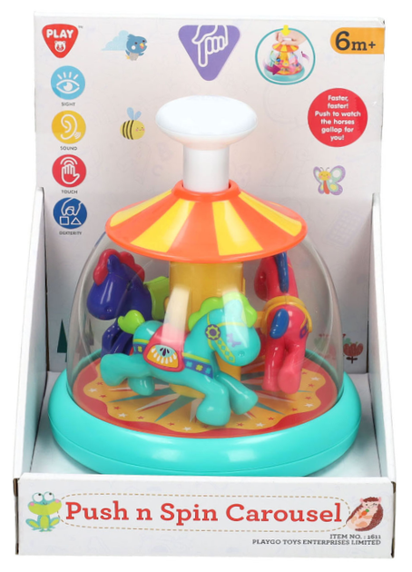 Zabawka bączek Playgo Koniki (4892401016119) - obraz 3