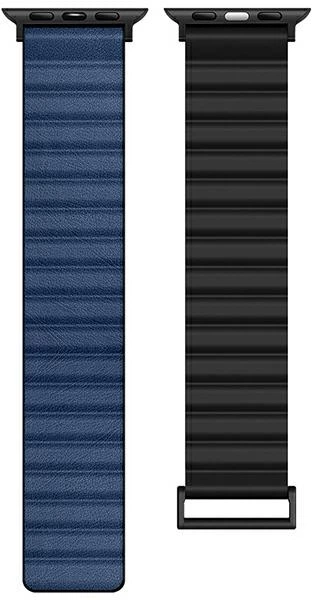 Pasek Beline Magnetic Pro do Apple Watch Series 1/2/3/4/5/6/7/8/SE/SE2 38-41 mm Black/Blue (5905359818694) - obraz 2