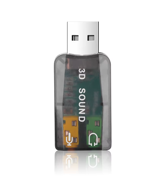 Зовнішня звукова карта USB 5.1-канальна Black (500320) - зображення 2