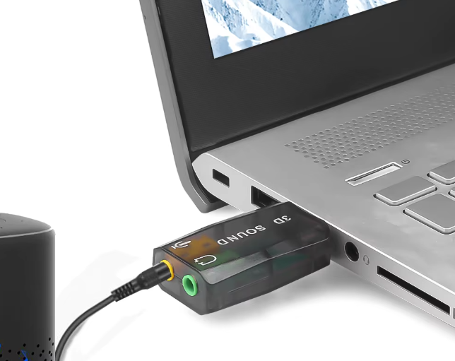 Зовнішня звукова карта USB 5.1-канальна Black (500320) - зображення 3