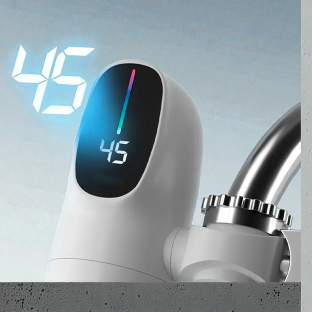 Проточный водонагреватель Zoosen ZSW-D03 с LDC экраном Water Heater + 50°C 3400 W - Фото 8 Проточный водонагреватель Zoosen ZSW-D03 с LDC экраном Water Heater + 50°C 3400 W - изображение 8