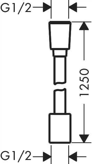 Шланг для душу HANSGROHE Designflex 1,25 м, Chrome (28220000) - изображение 7