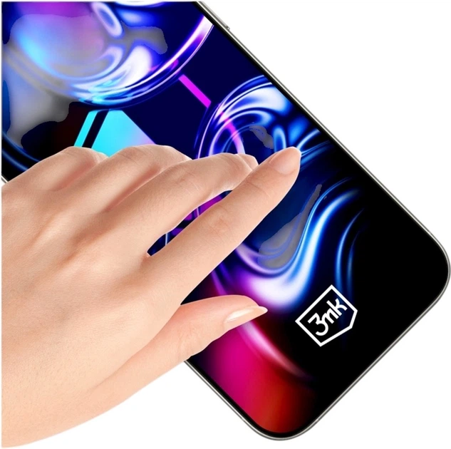 Захисне скло 3MK HardGlass Max with Applicator для Samsung Galaxy A56 Black (5903108671668) - зображення 5