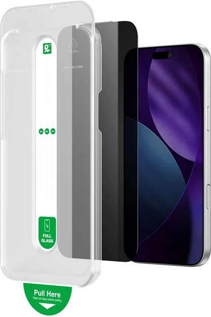 Захисне скло AMAZINGthing Titan Vision 7 Privacy Glass для Apple iPhone 17 Pro Black (IP176.3PARPGLA) - зображення 4