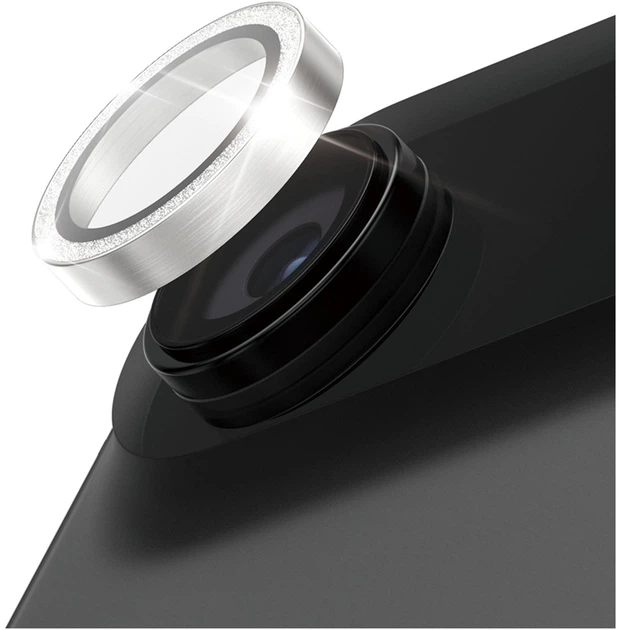 Захисне скло Panzer Glass Hoops Glitter Lens Protector для Apple iPhone Air Silver (PG93710) - зображення 2