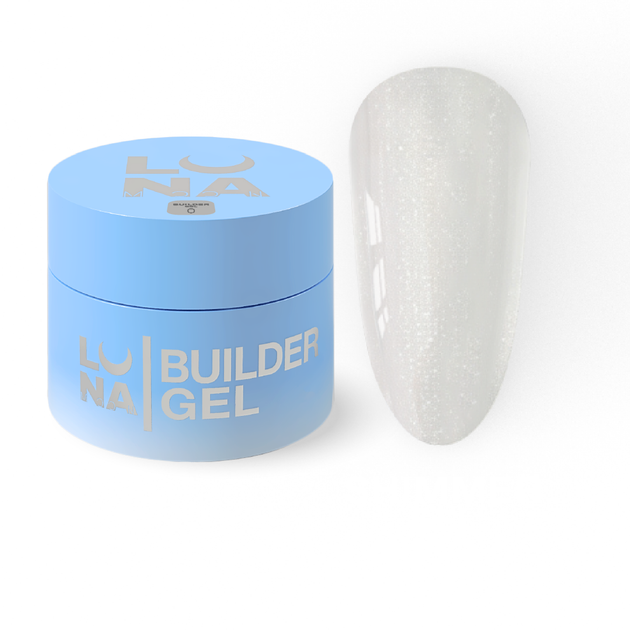 Гель шимер LUNAMoon Shimmer Gel №5 на 30 мл для укрепления, выравнивания и наращивания ногтей - Фото 1 Гель шимер LUNAMoon Shimmer Gel №5 на 30 мл для укрепления, выравнивания и наращивания ногтей - изображение 1