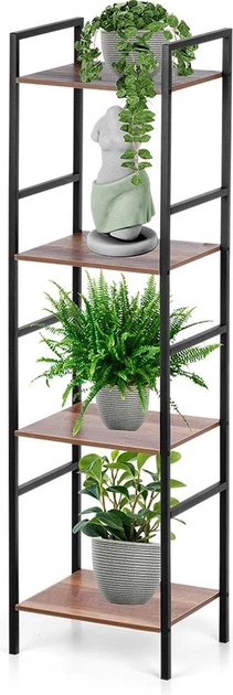 Стелаж металевий Trends 4 You чорний 29.5 × 23.5 × 106.5 см (8721037100595) - зображення 2