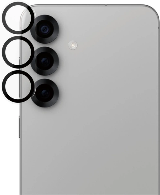 Захисне скло Panzer Glass PicturePerfect Lens Protector для Samsung Galaxy S25 Transparent (PGRPIPEG38388) - зображення 2