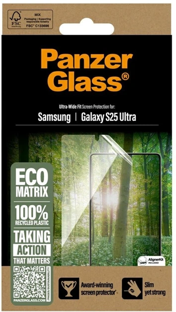 Захисна плівка Panzer Glass ECO MATRIX Ultra-Wide Fit для Samsung Galaxy S25 Ultra Transparent (PGRMUWFG38488) - зображення 4