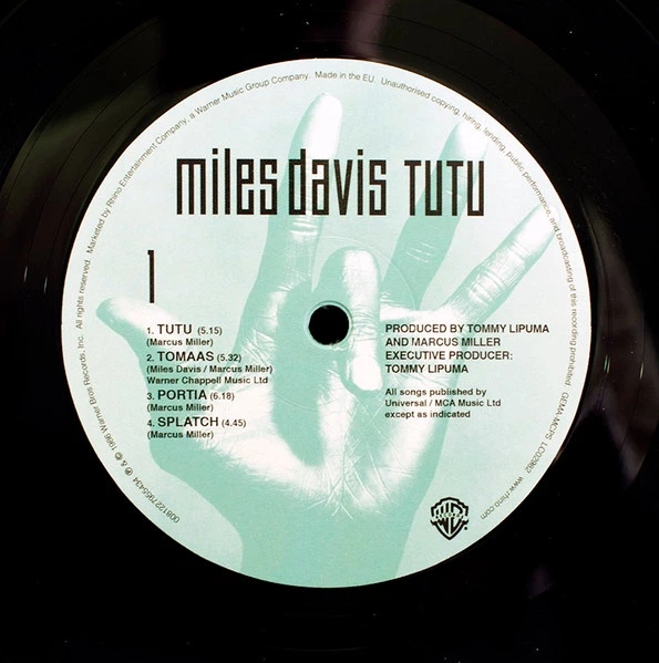 Miles Davis - Tutu (2 пластинки, 180 грамм, Альбом, Переиздание, Ремастеринг) - изображение 5