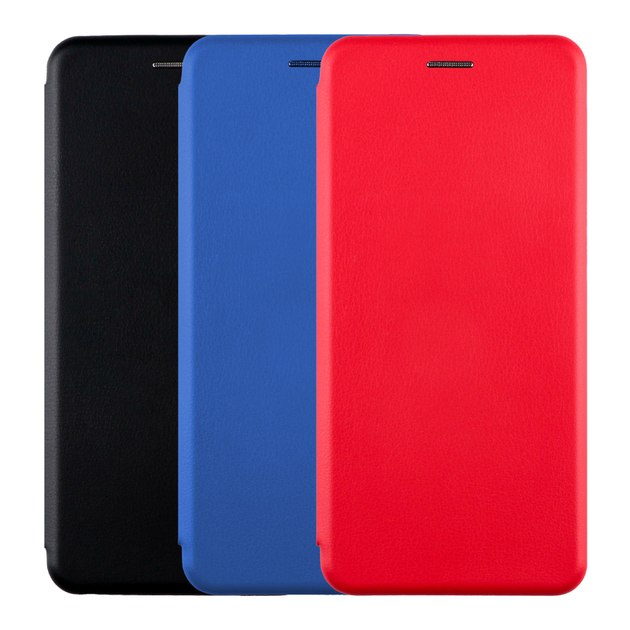Противоударный Чехол-книжка кожа для Infinix Hot 50 Pro Red - Фото 2 Противоударный Чехол-книжка кожа для Infinix Hot 50 Pro Red - изображение 2