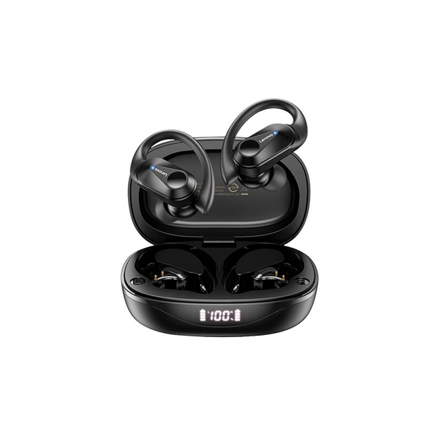Навушники Lenovo LP75 black бездротові вакуумні - Фото 1 Навушники Lenovo LP75 black бездротові вакуумні - изображение 1