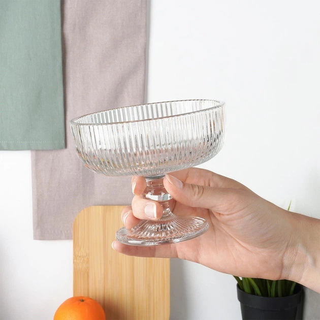 Келихи для морозива Vilde скляні 270 мл 6 шт (5904316496883) - зображення 4