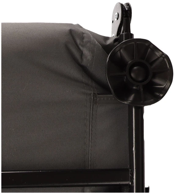 Розкладне ліжко Hedo Premium туристичне 63 x 195 x 32 см Темно-сіре 96884 (5904041147425) - зображення 4