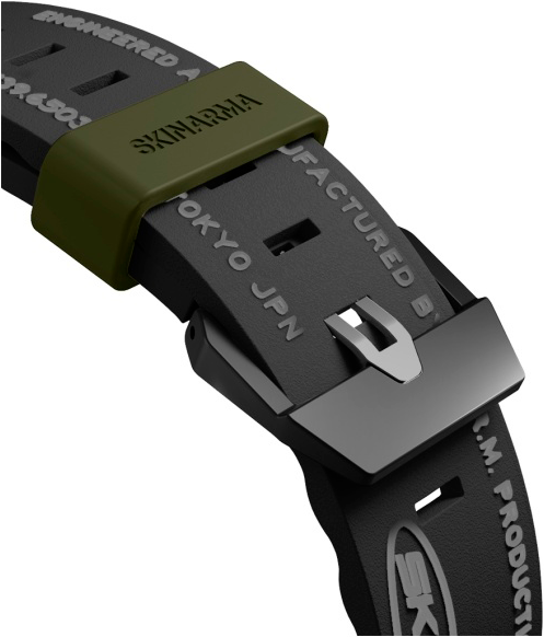 Pasek Skinarma Shokku do Apple Watch 45/44/42 mm Black (8886461241778) - obraz 4