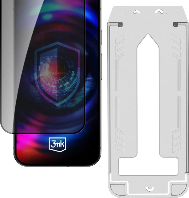 Szkło hybrydowe 3MK Hardglass Max Privacy FrameFit do Samsung Galaxy A16 4G / 5G / A17 4G / 5G (5903108671880) - obraz 2