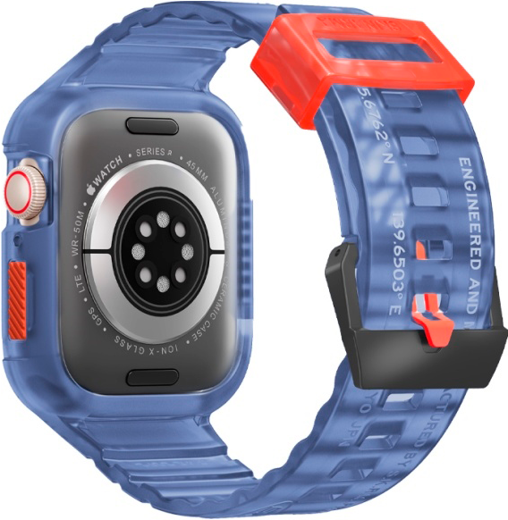 Pasek Skinarma Saido do Apple Watch 45/44 mm Blue (8886461244984) - obraz 2